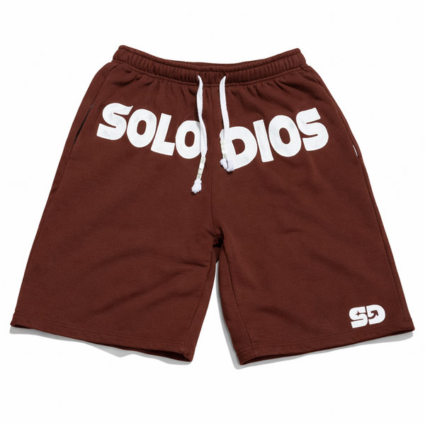 Baggy Solo Dios Shorts Cream on Brown