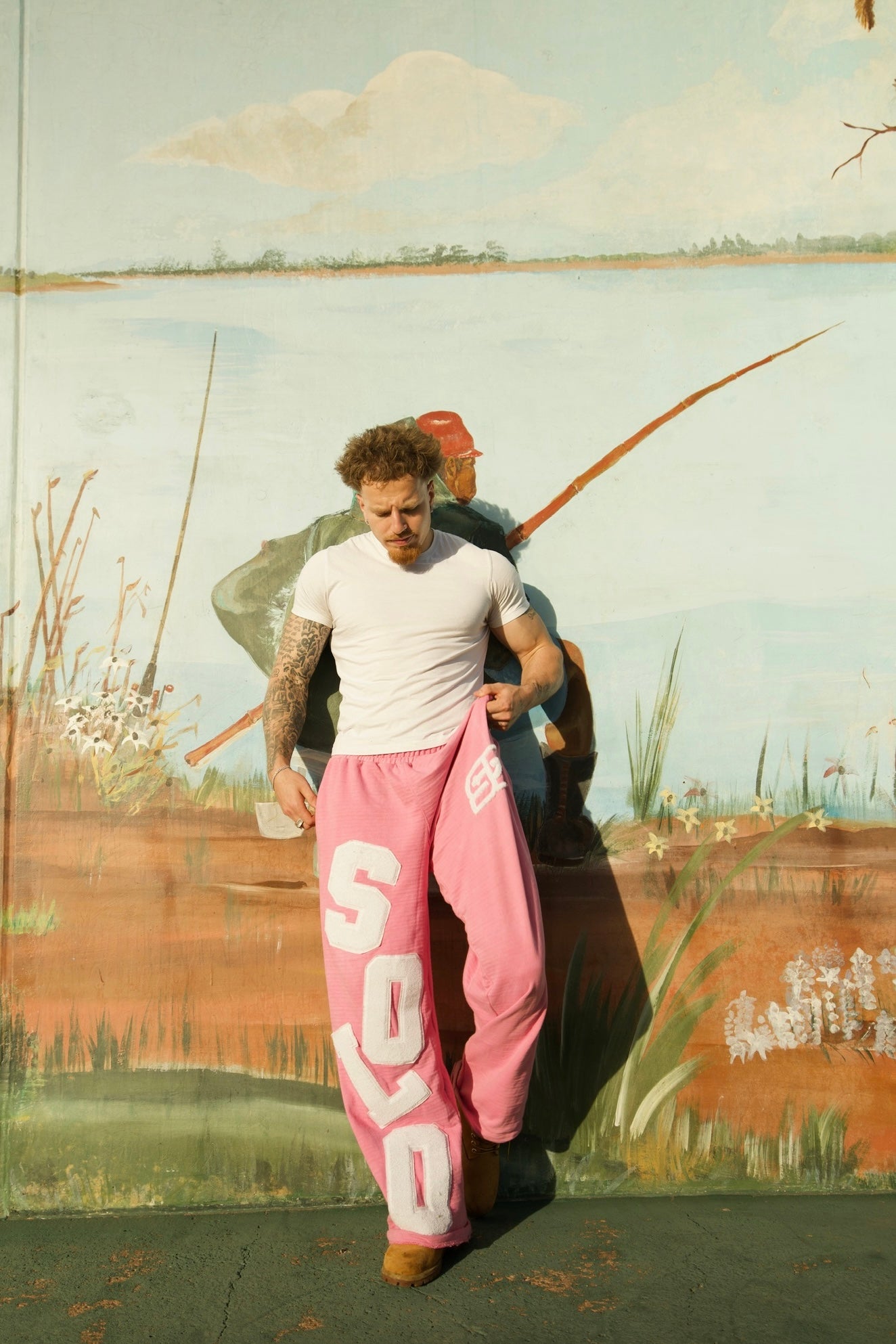 Pink Heavyweight Sweats