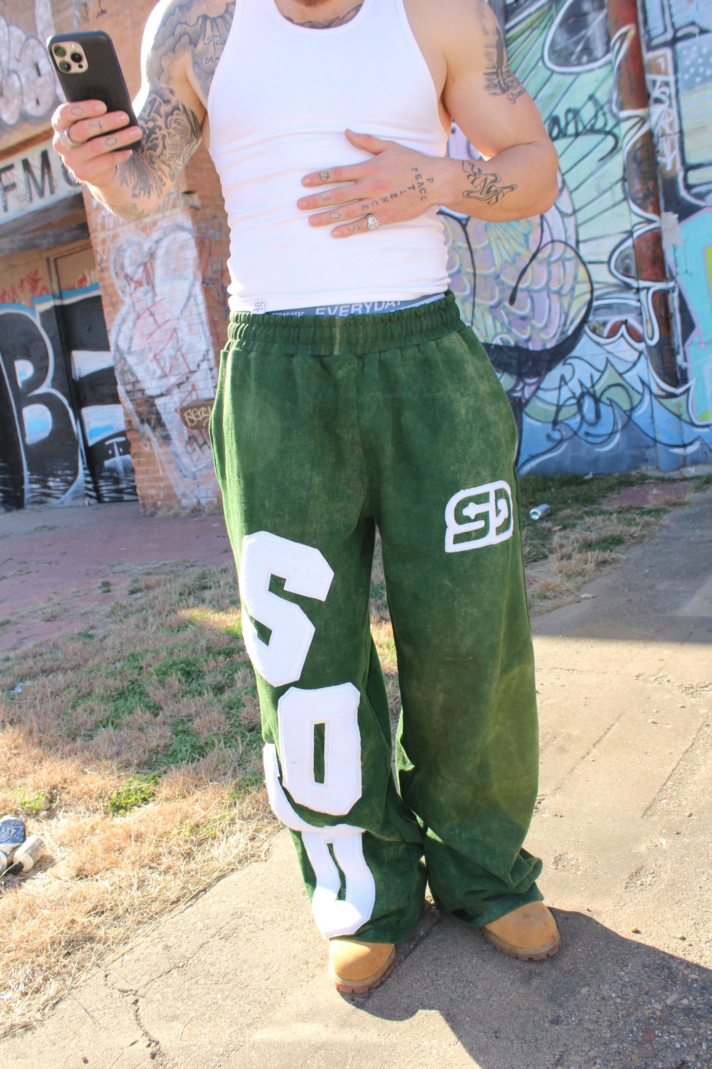 Green Heavyweight Sweats